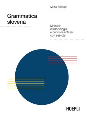 cover image of Grammatica slovena